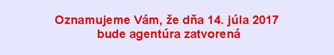 uradne preklady dnes zatvorene